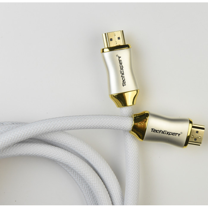 Câble Hdmi 2.1 Macho Ultra Hd 4k 8k De 3m Blanc à Prix Carrefour