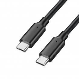 Câble charge et données usb type C vers usb type C 3.2gen2 1 mètre noir