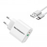 TechExpert Chargeur rapide pour notebook Asus T100TA Quickcharge 3.0 18Watts