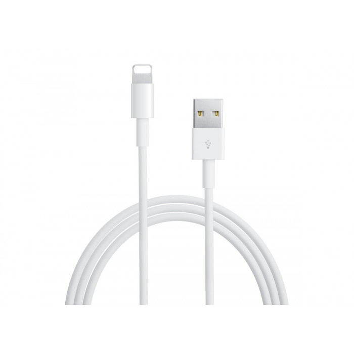 Câble blanc 2 mètres pour Apple iphones 5 6 7 et ipods