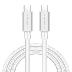 Chargeur rapide PD 20W blanc + cable compatible Nokia 5.3 (2020) TechExpert