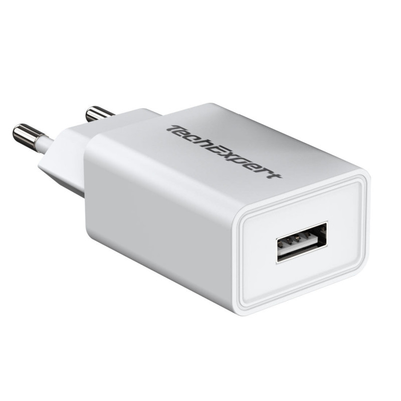 Chargeur secteur vers USB blanc 5V 2A pour iPhone iPod Samsung Huawei Honor 7 Nokia LG