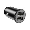 Chargeur allume-cigare 4.8A 24W Dual Port Charge Rapide permet de recharger smartphones, tablettes et tout autre appareil usb