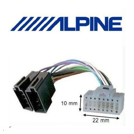 Alpine CABLE ISO ALPINE pour SÉRIE TDM 